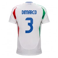 Dres Taliansko Federico Dimarco #3 Preč ME 2024 Krátky Rukáv